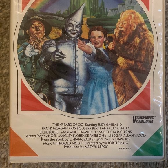 The Wizard of Oz Rare VHS (1985) MGM - Picture 3 of 9